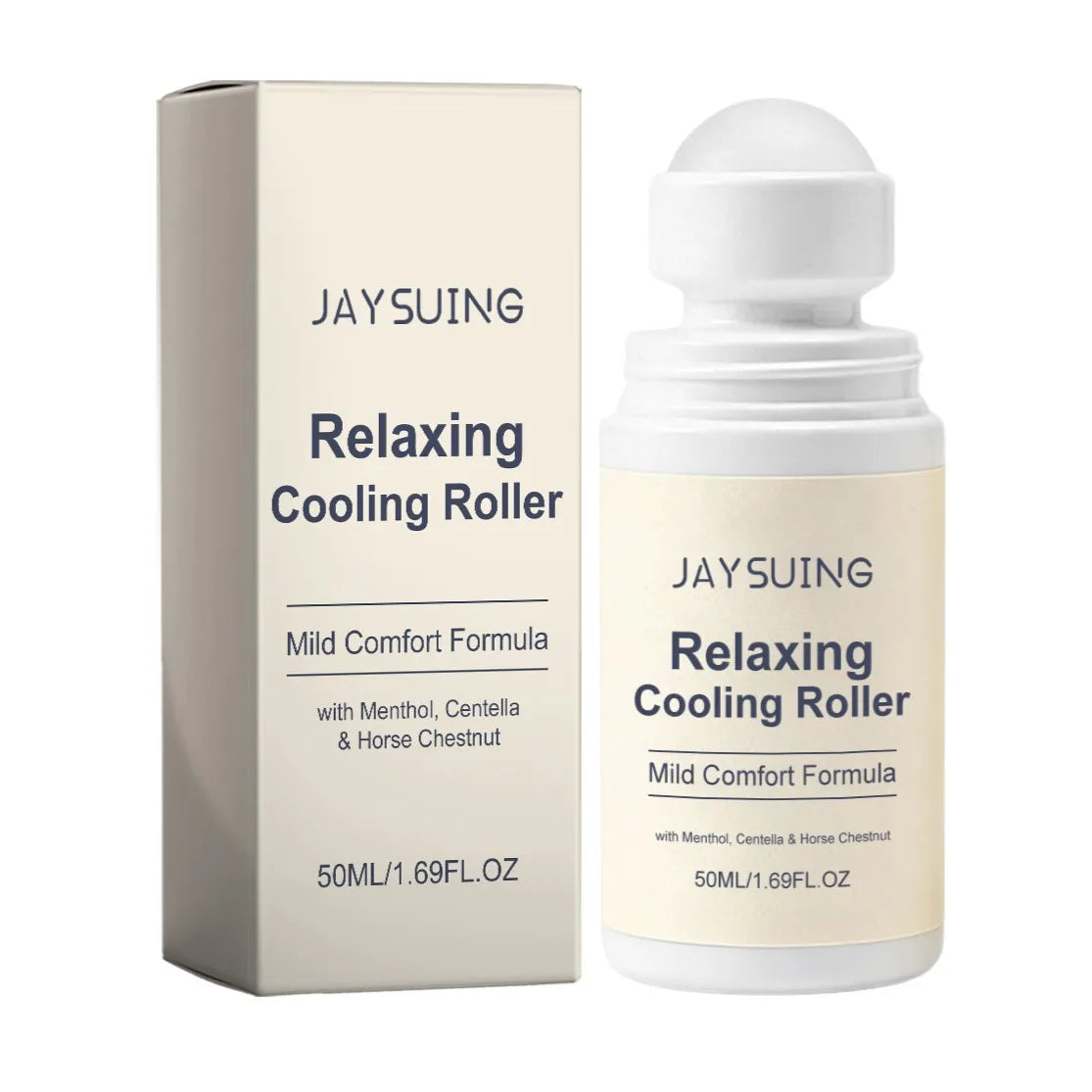 Centella Asiatica Cooling Roll-On Serum Calm Skin Reduce Puffiness & Skin Fatigue Fast-Absorbing Soothing Daily Skin Care Roller Oasis Select 50ml Boxed