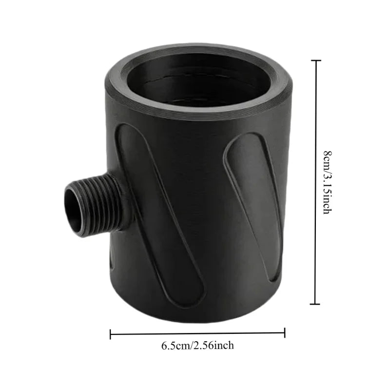 1PC 3D Printed Handheld Shower Head for Men High Pressure Spiral Nozzle Circular Massage Flushing Shower Head Accessories Oasis Select