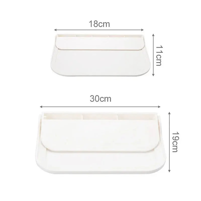 Folding Wall Mounted Shelf – Punch-Free Storage Rack & Holder Folding Wall Shelf Oasis Select