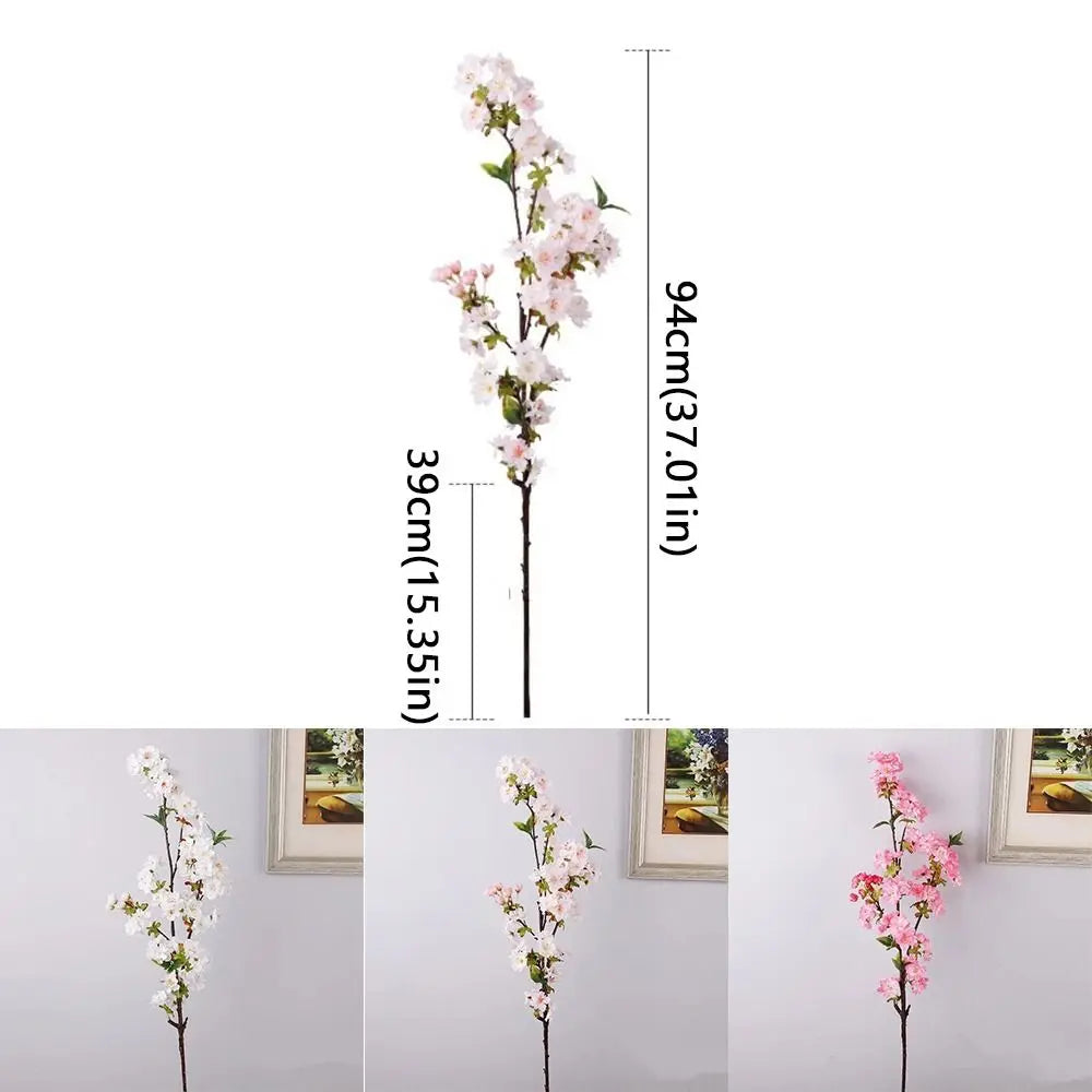 Artificial Cherry Blossom Branch 94cm | Realistic Silk Flowers