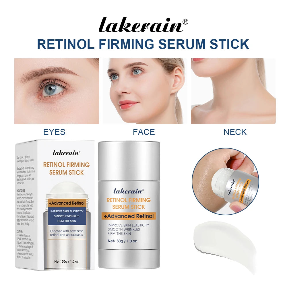 Retinol Firming Serum Stick Smooths Wrinkles Enhances Skin Elasticity Improves Overall Radiance Moisturizers Eye Neck Skincare Oasis Select 1 pc