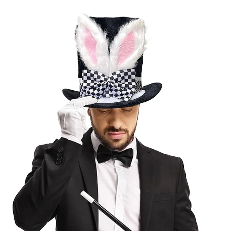 2025 Easter Decoration Velvet Rabbit Ears Hat Party Decoration Rabbit Ears Hat Carnival Party Oasis Select