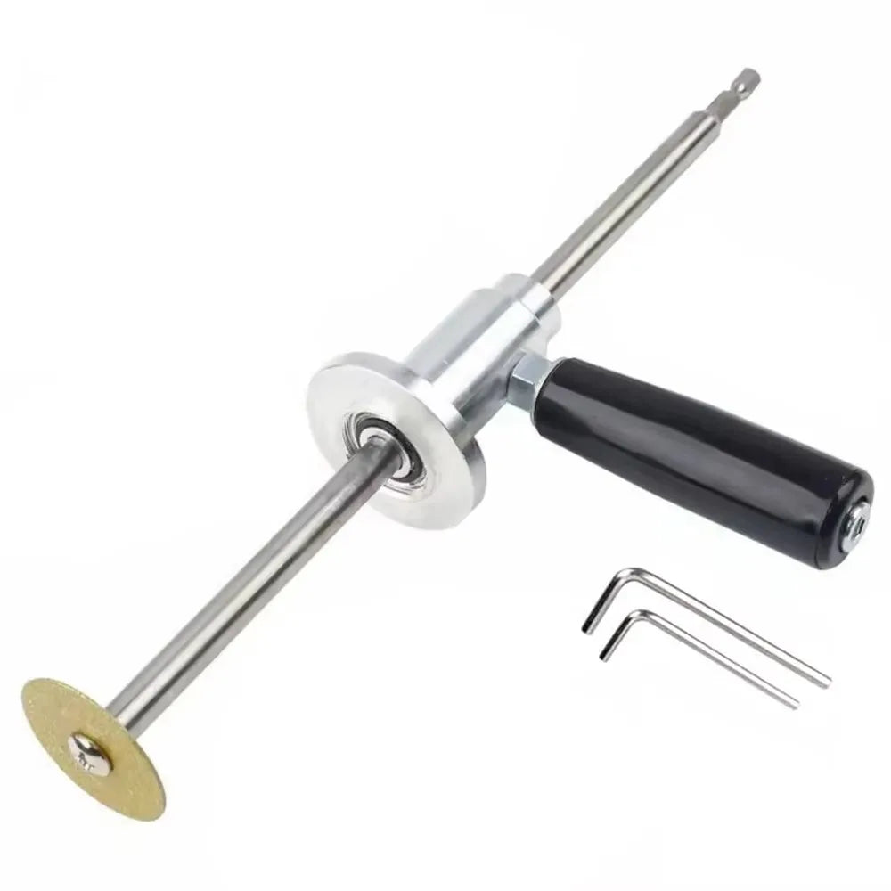 Diamond Grit PVC Internal Pipe Cutter | 5 Blades, Adjustable Depth