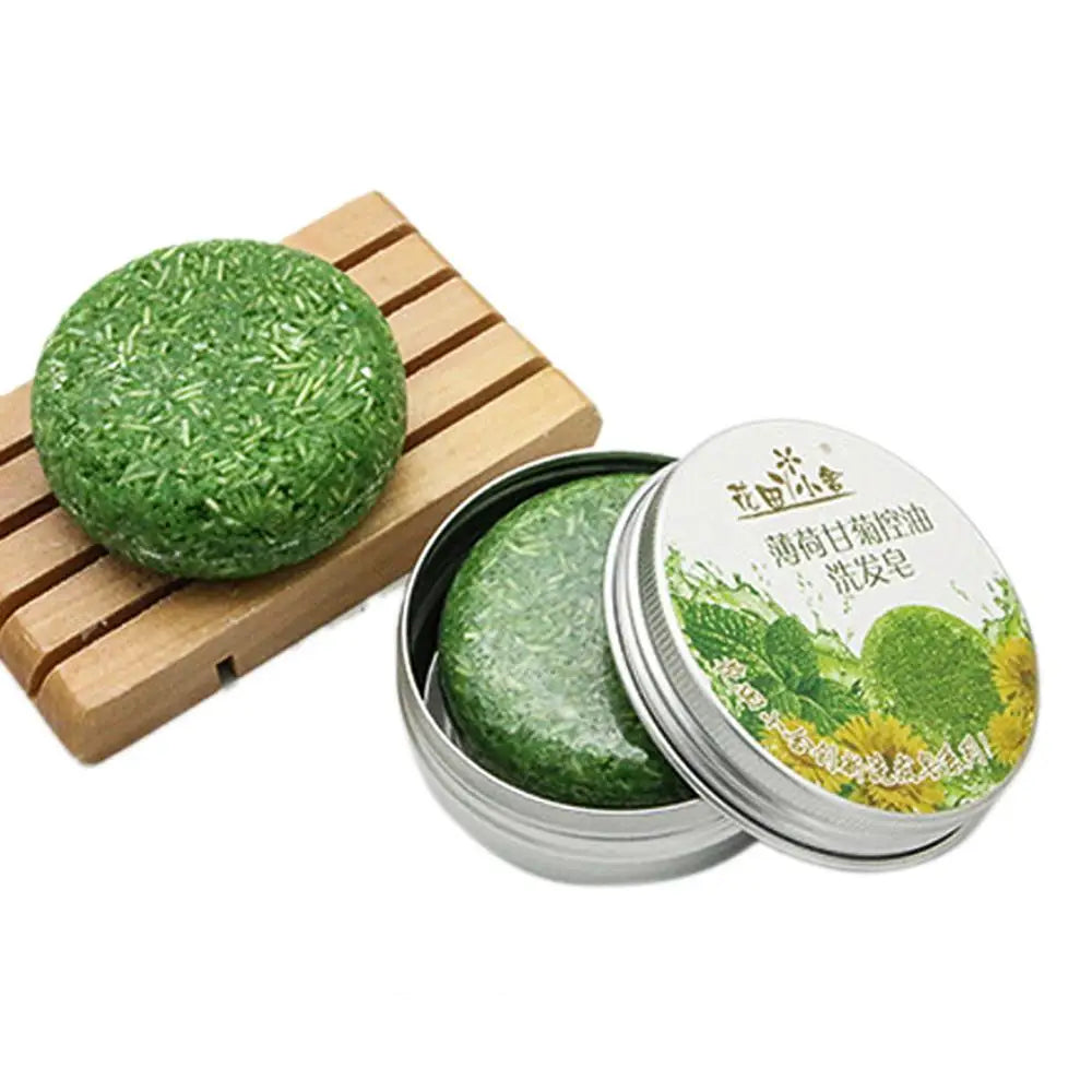 Ginger Shampoo Soap Ginger Hair Regrowth Shampoo Bar Anti-Hair Loss Natural Ginger Shampoo Soap For All Hair Types Oasis Select Mint chamomile China Mainland