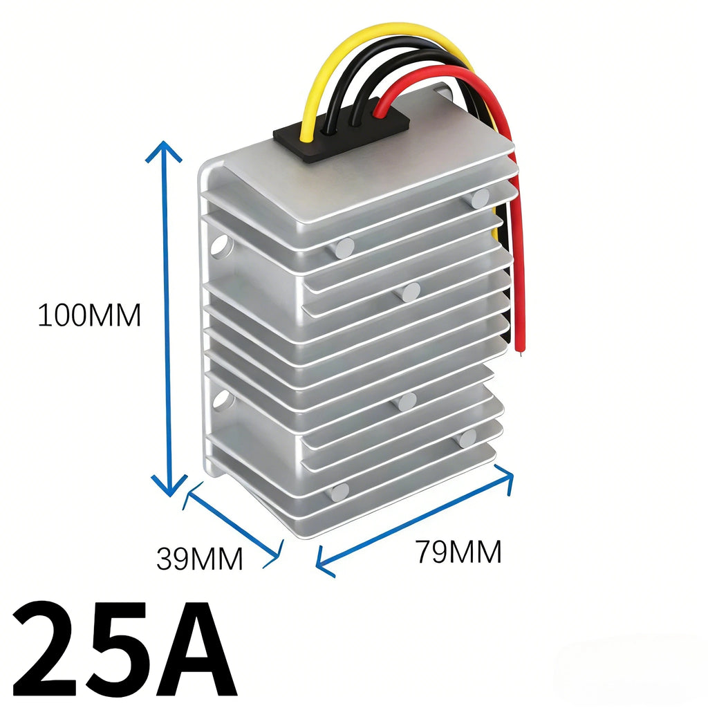 9-36V 12V 24V to 16.8V 14.6V 12.6V 13.8V 1A-25A Constant Current DC Battery Charger for Lead-acid Lithium Lifepo4 Batteries Oasis Select 25A 9-36V 12.6V