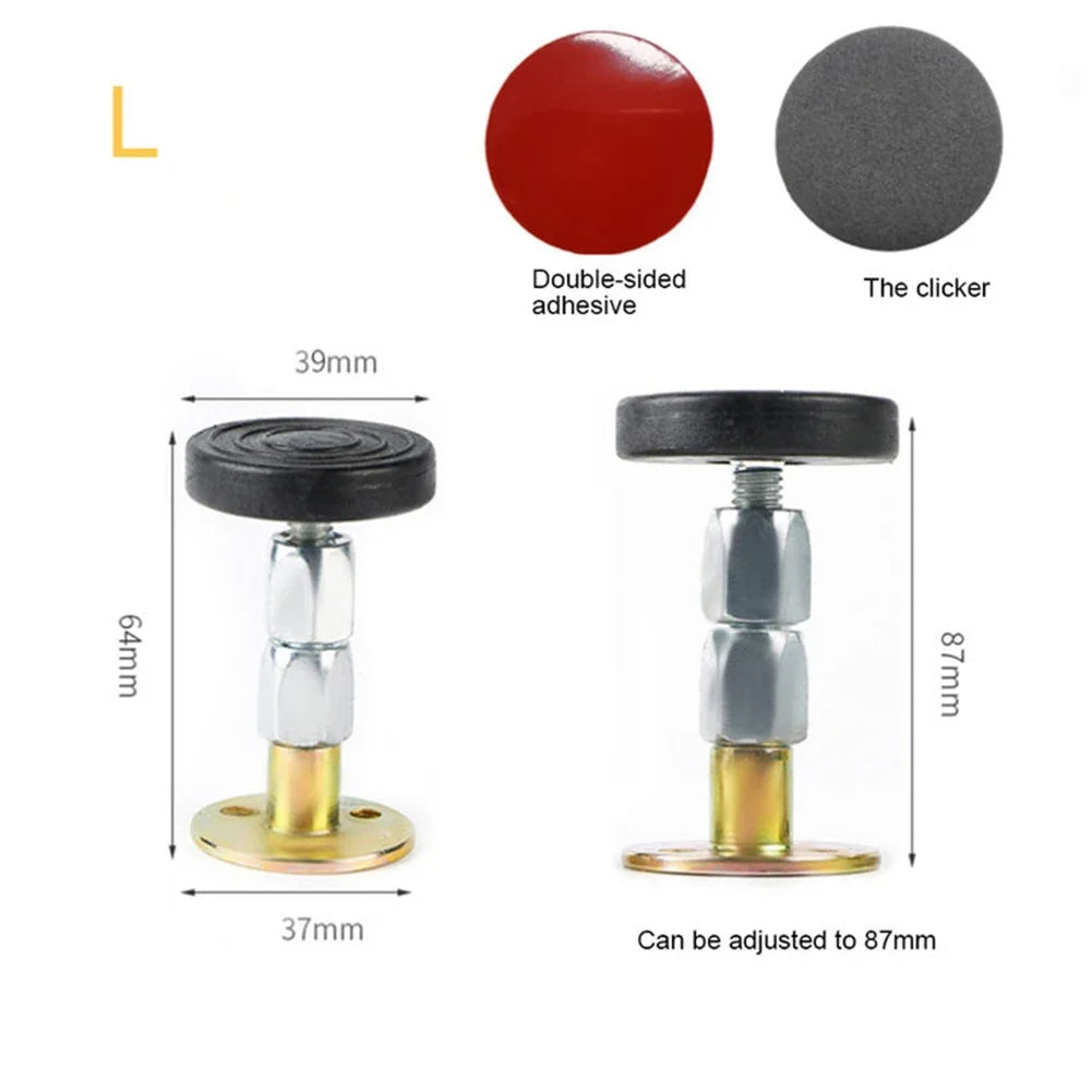 High Quality Practical Bed Holder Bed Head Holder Fixer Top Iron 1pcs 67-87MM 84-110MM Adjustable Silver 30-40MM Anti-collision Oasis Select
