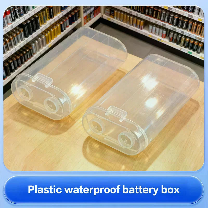 Waterproof 18650 Battery Plastic Storage Box Rechargeable Battery Power Bank Plastic Cases Durable 18650 Battery Holder Case Oasis Select
