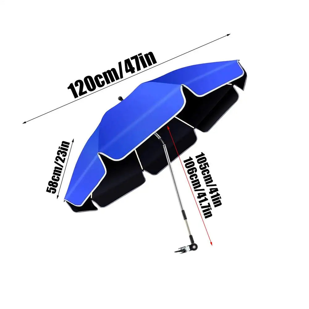 360° Clip-On Chair Umbrella | UV Canopy Beach & Camping