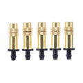 15pcs Fogging Cooling Nozzles Copper Misting Nozzle Automatic Spraying Atomizing Sprayer Connecting 4/7 Hairpipe Irrigation Tool Oasis Select B spain