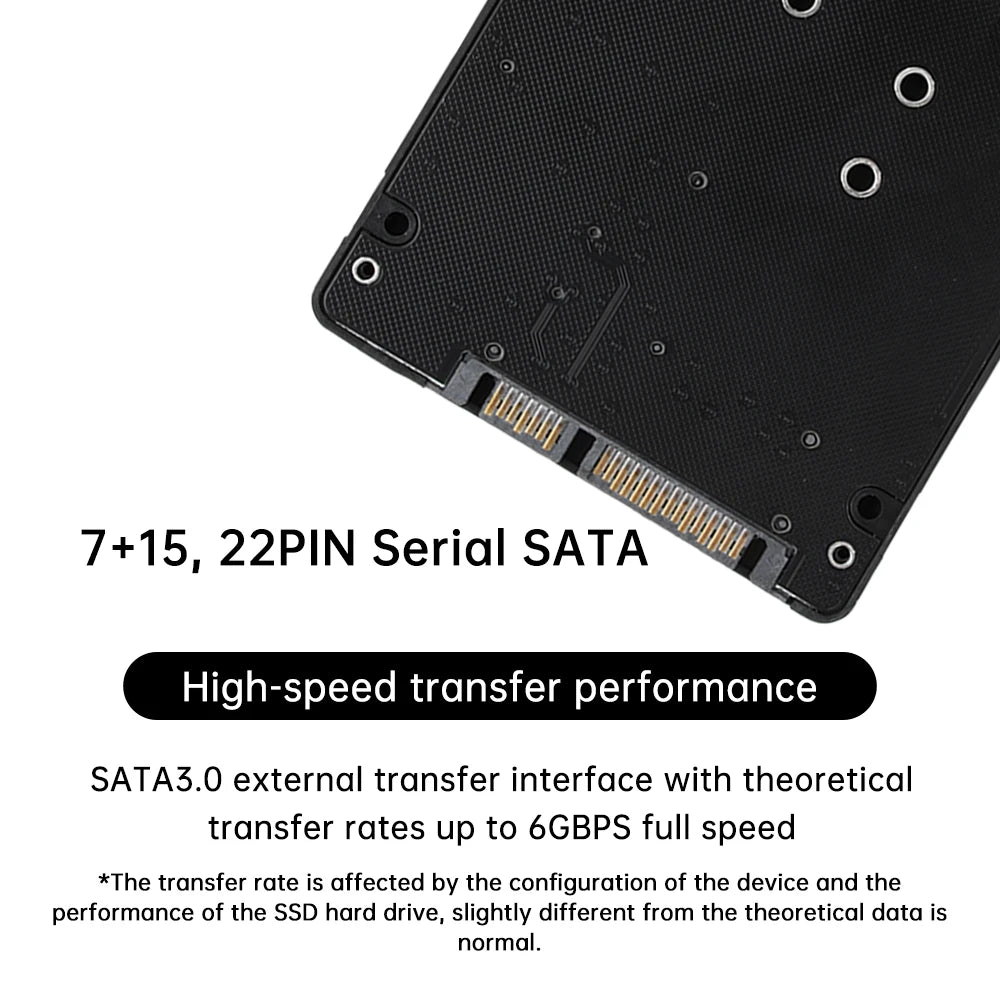 M. 2 Solid State SSD to SATA 3.0 External Hard Disk Box NGFF MSA to Serial Port Adapter Dual Use 2-in-1 Adapter Board Oasis Select