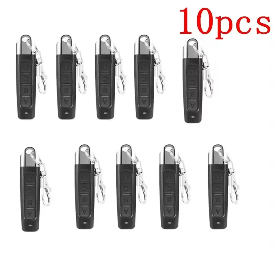 1/50pcs 433mhz Remote Control Duplicator Universal Remote key Copy Clone Replacement Garage Door Keychain 433.92Mhz Transmitter Oasis Select 10PCS