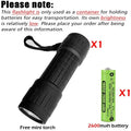 KDULIT USB Rechargeable LED Flashlight | Zoomable Camping Torch