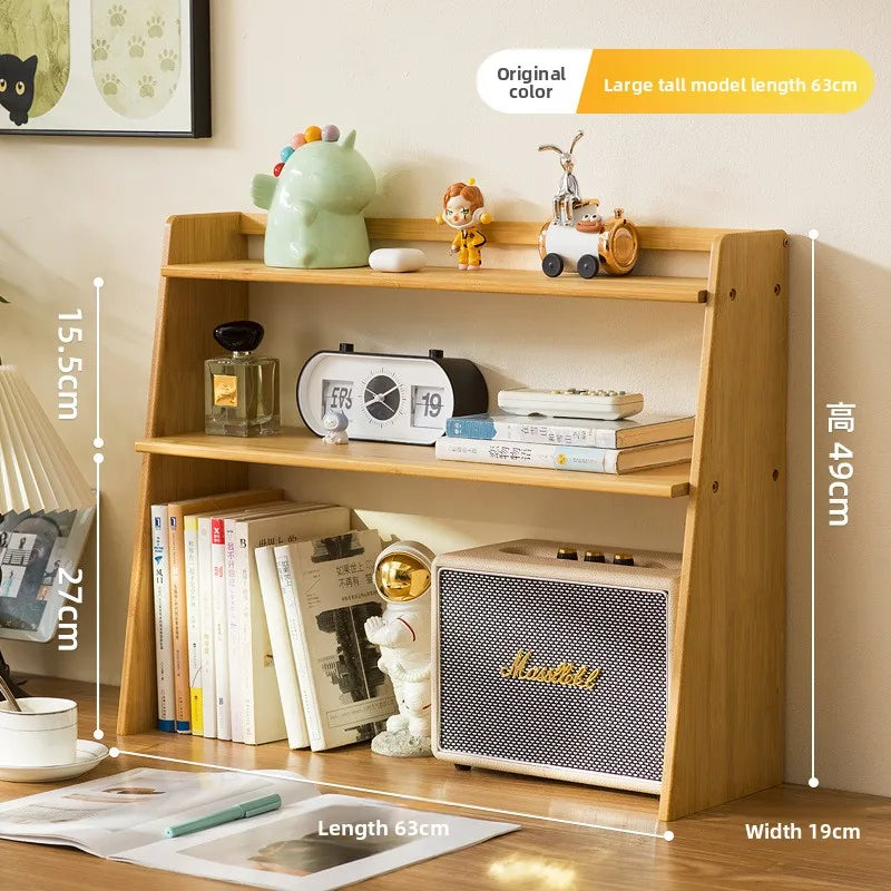 Medieval style shelves, household bedroom cabinets, student desk shelves, multi-layer simple display bookcases, storage shelves Oasis Select Primary high 63