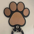 Fashionable Wooden Paw Print Wall Hooks, Polished, Handcrafted Towel and Clothing Hangers Oasis Select Black