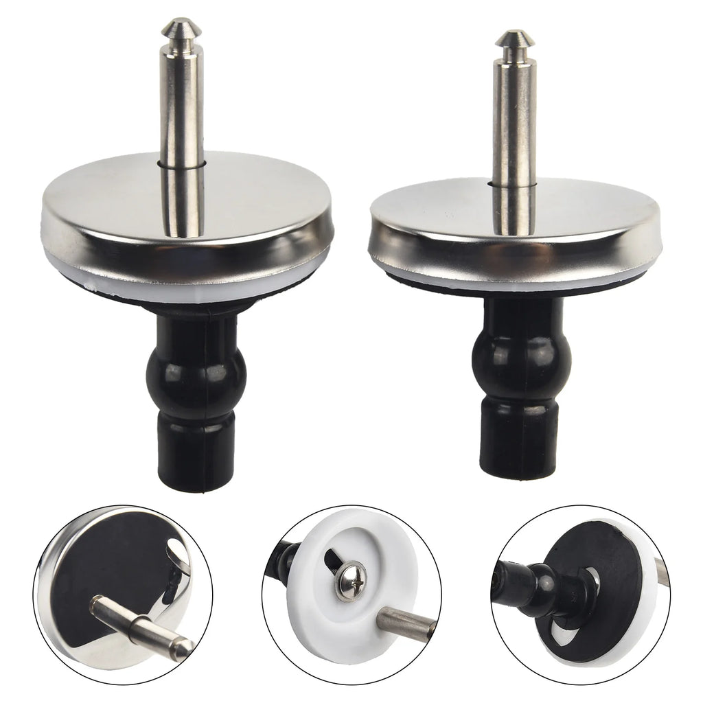 2pcs Toilet Seats Top Fix Hinge Home Hardware Toilet Seat Hinges Soft Release Quick Fit Replacement Toilet Cover Accessories Oasis Select