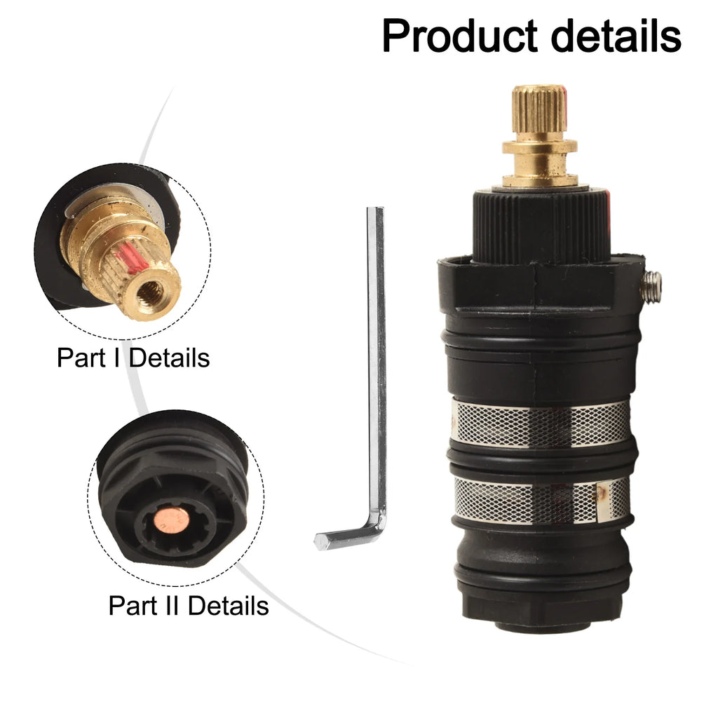Valves Thermostatic Spool Repair Kit Thermostat Cartridge Valve Core Bath Mixer Brass Replacement Faucet Shower Valve Oasis Select
