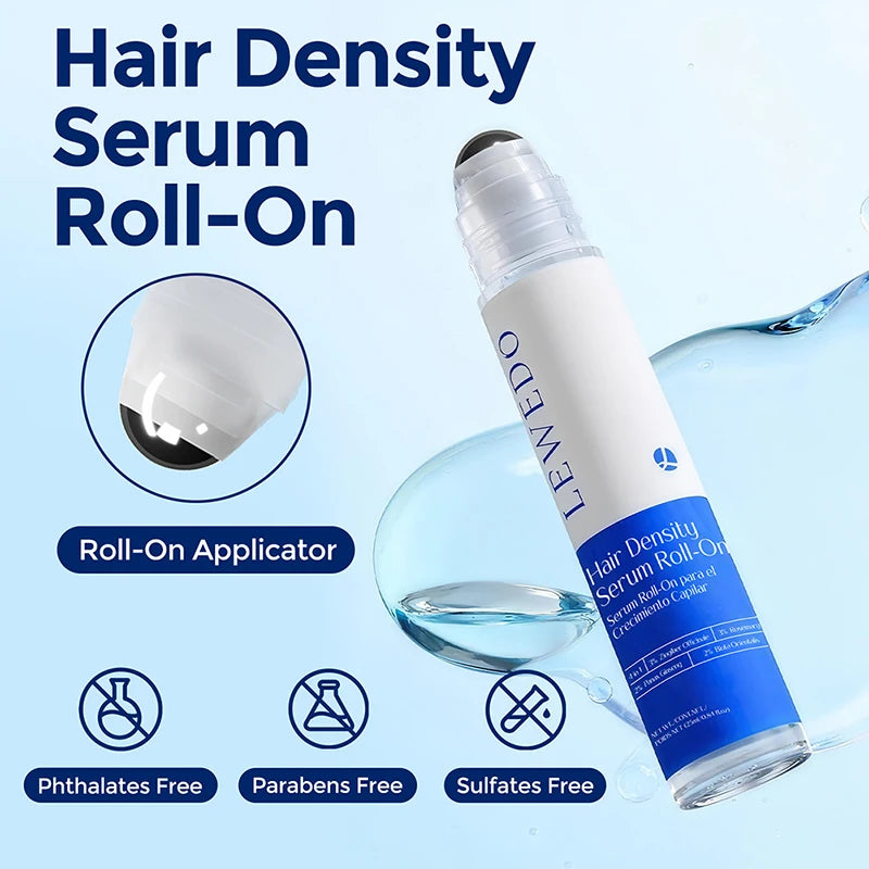 LEWEDO Rosemary Roll-On Hair Serum – Anti-Frizz & Oil Control