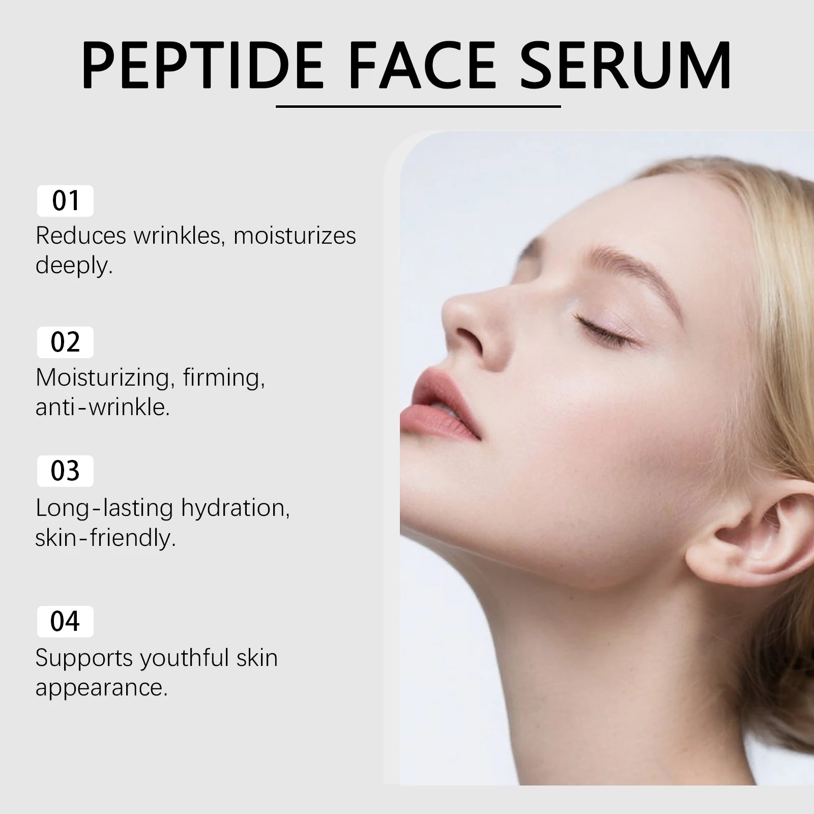 Copper Peptide Hydrating Face Serum – Moisturizing Essence Face Serum Oasis Select