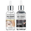 Rice Extract Hyaluronic Acid Serum 2-Pack | Daily Hydration Facial Serum Essence Oasis Select 40and 40ml