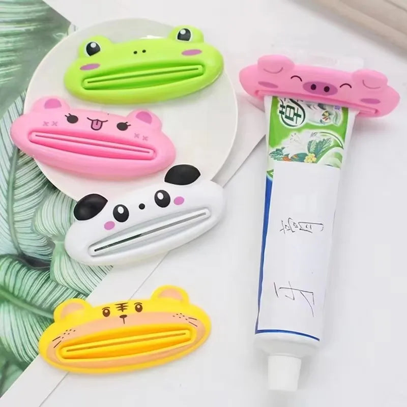 1/2/3pcs Cute Animal Multifunction Squeezer / Toothpaste Squeezer Home Commodity Bathroom Tube Cartoon Toothpaste Dispenser Oasis Select