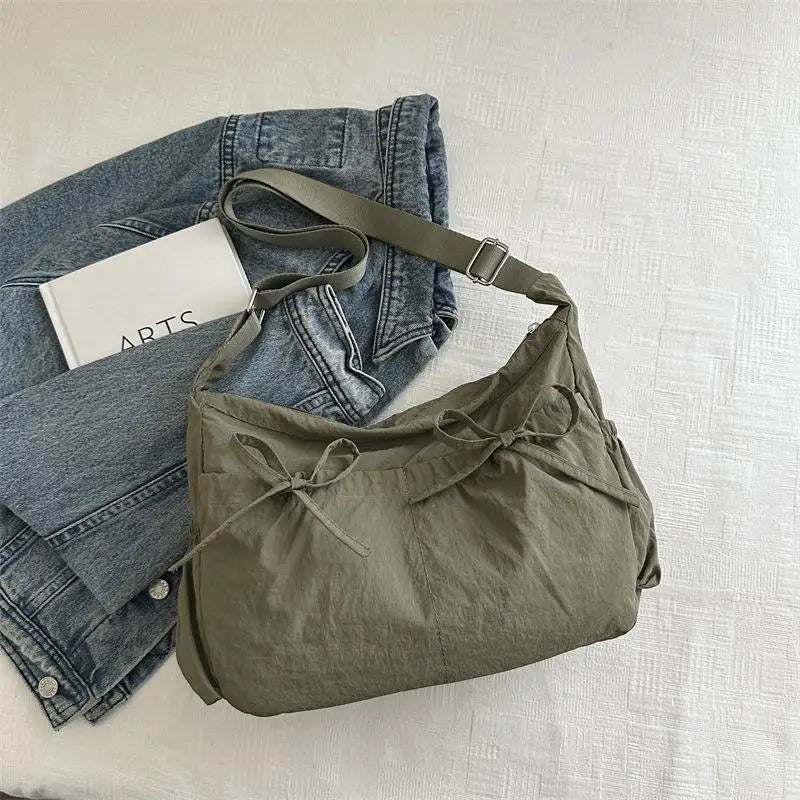 JETTING Women's Pleated Tote Bag | Lightweight Shoulder Crossbody
