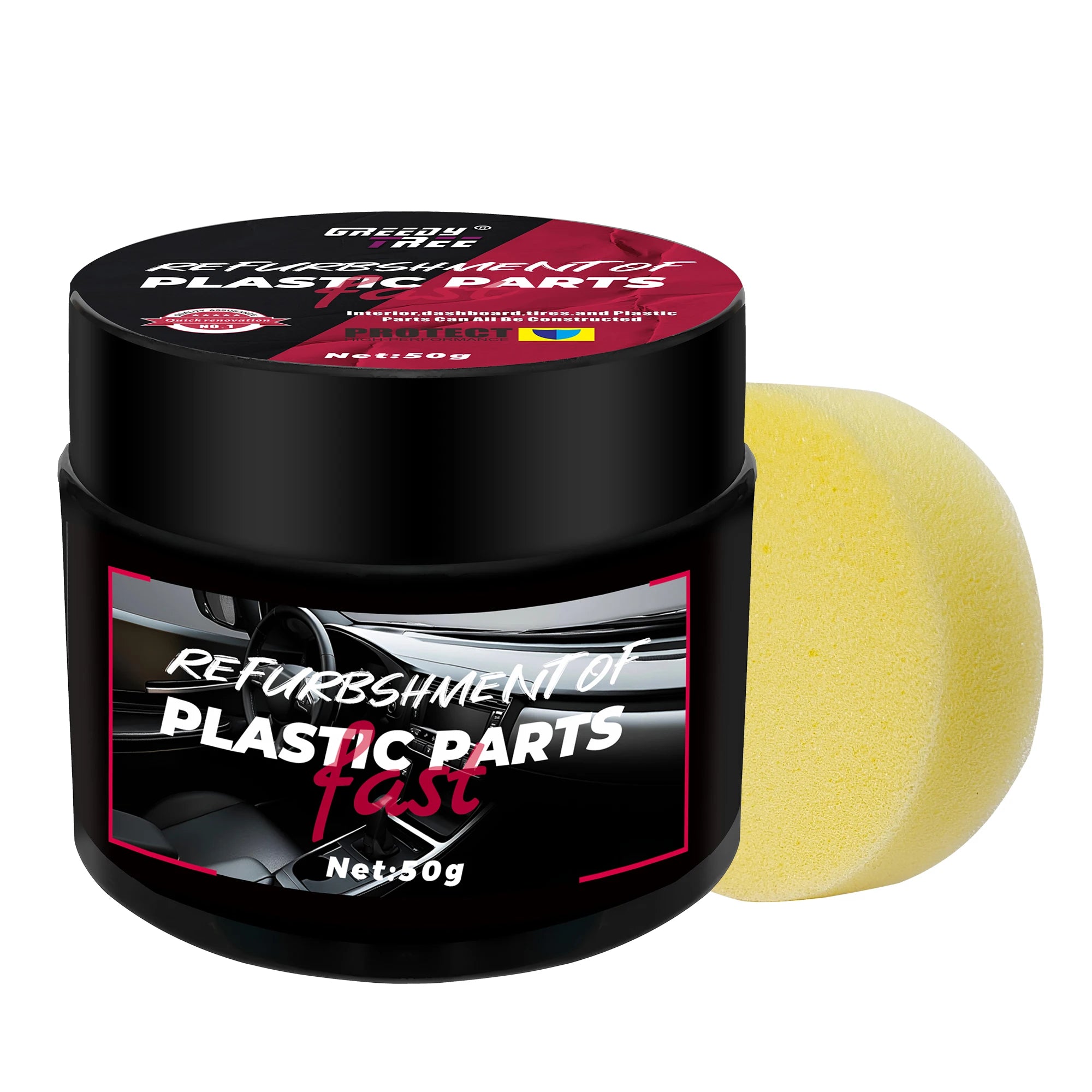 Car Interior Renovation Wax | Plastic Restorer & Tire Shine