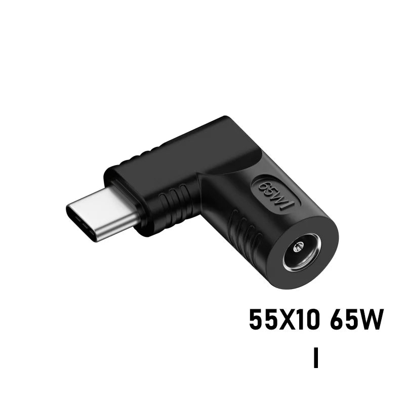 65W PD Converter DC to USB C Type c Power Adapter Converter 3.5X1.35mm 4.8X1.7mm 5.5X2.5 mm Laptop Charger to Type C Connector Oasis Select I