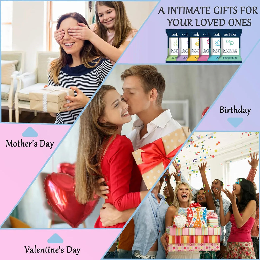 Aromatherapy Shower Steamers Natural Essential Oil Spa Experience Deep Cleansing Moisturizing Body Care Home Relaxation Gift Set Oasis Select