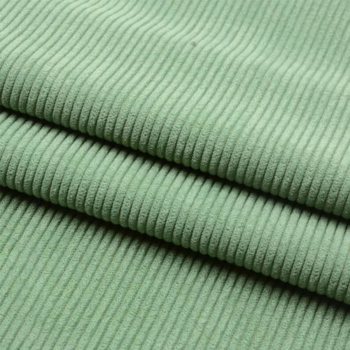 100×155cm Corduroy Fabric – Solid & Striped DIY Sewing Material Corduroy Sewing Fabric Oasis Select Green 100x155cm