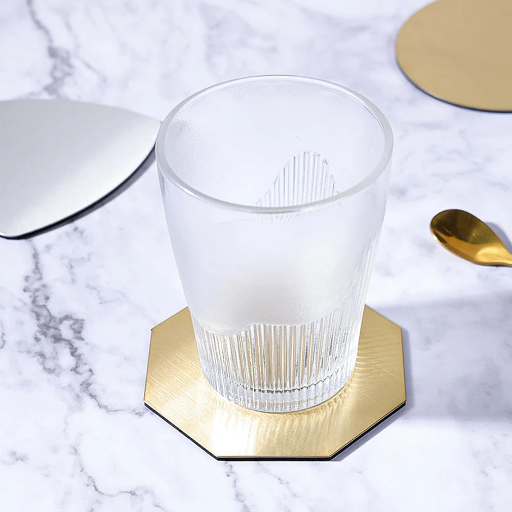 Stainless Steel Coaster Table Mat – Non-Slip, Heat Resistant