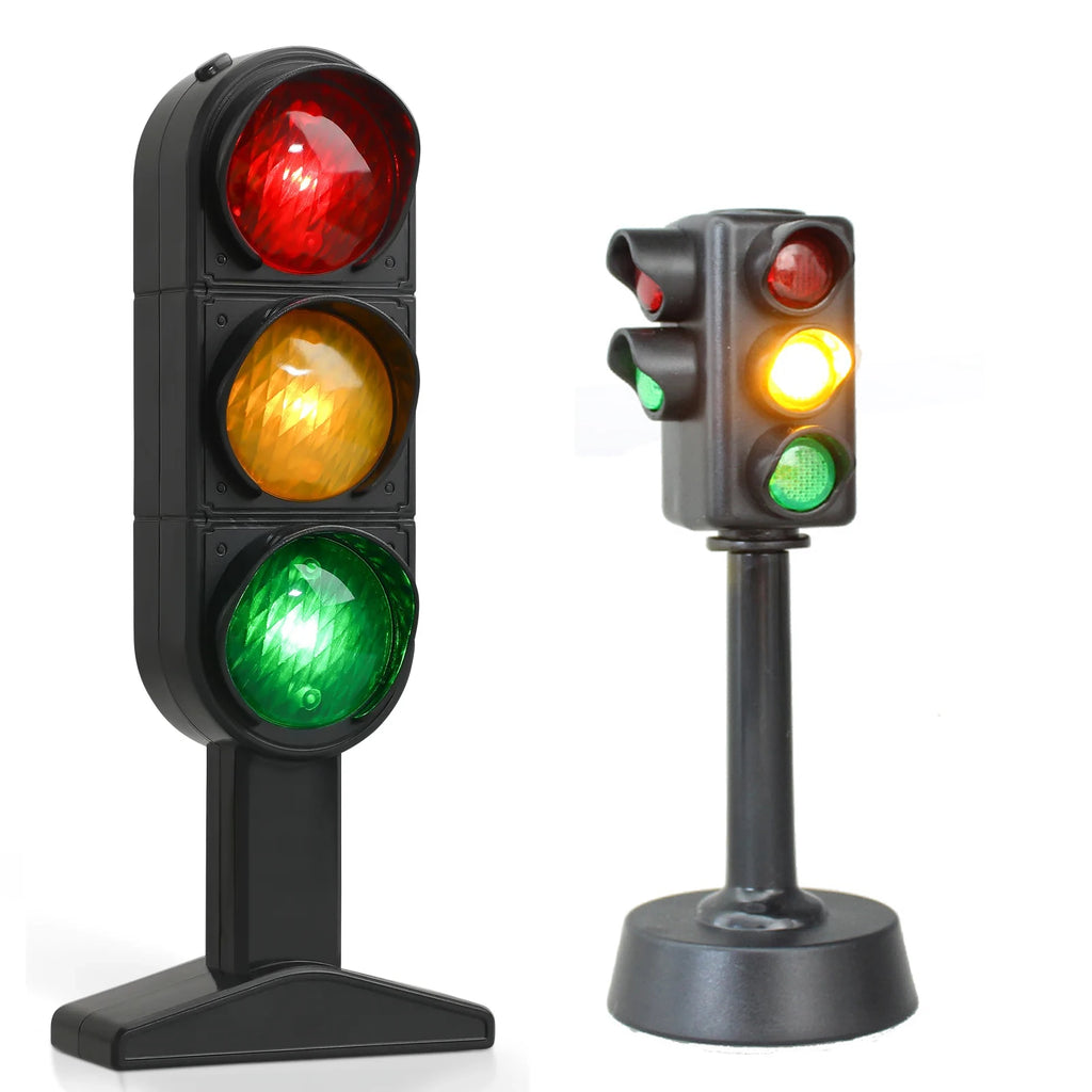 1pc Traffic Light Signs Toy Traffic Light Lamp Base Simulation Road Light Safety Traffic Lamp Home Transportation Ornaments Oasis Select