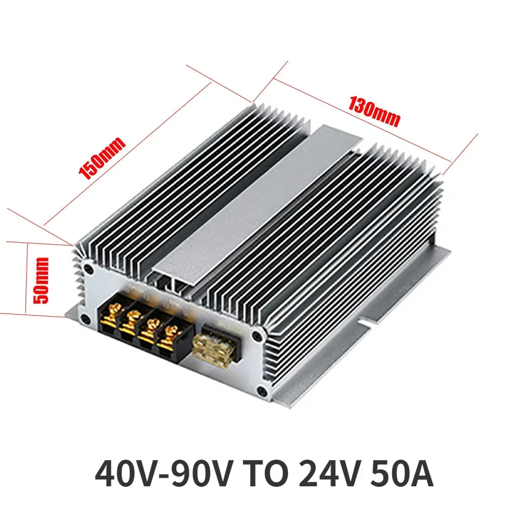 30V-90V TO 24V 30A 48V to 24V 60V to 24V 72V to 24V 5A-50A DC DC boost module stabilizer Voltage Regulator step down converter Oasis Select 40V-90V TO 24V 50A 72V(40-90V) 24V