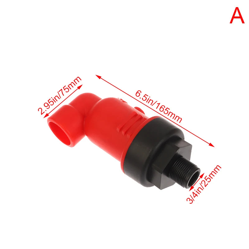 3/4″ 1″ 1.5″ Plastic Automatic Exhaust Valve Plastic Thread Air Valve Intake Exhaust Valve Accessories Simple Vent Valve Oasis Select A