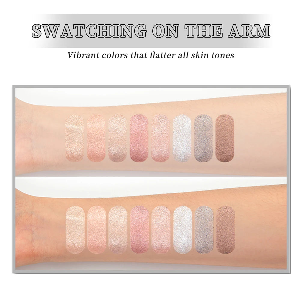 QiBest Glitter Eyeshadow Stick – Shimmer Highlighter & Liner