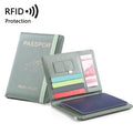 Waterproof PU Leather Passport Holder & Travel Wallet Passport Holder Wallet Oasis Select Green
