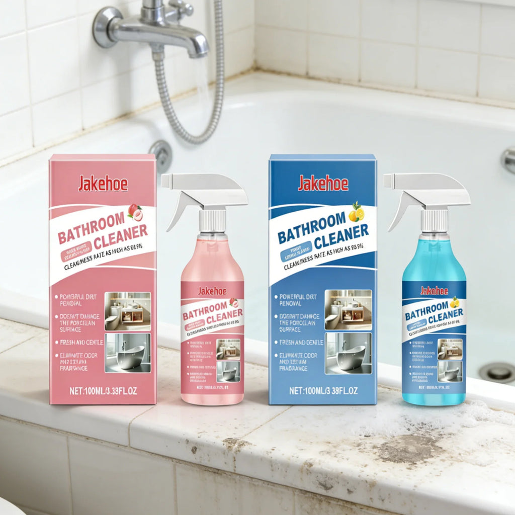 Jakehoe Bathroom Cleaner Spray Powerful Dirt Removal Rich Foam Cleaner Eliminate Odor Mild Formula Bathroom Stain Remover 100ml Oasis Select
