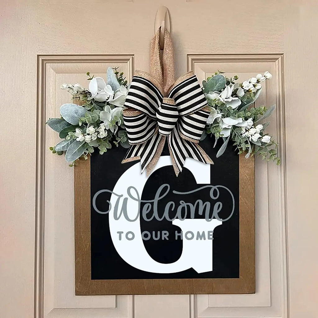 26-letter Personalized Front Door Decoration Hangings Layout Props