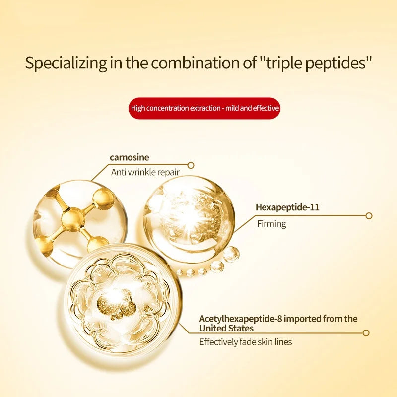 FONCE Hexapeptide Anti-Wrinkle Serum Anti Aging for Face Lifting Firming Fade Fine Lines Skin Brightening Hyaluronic Acid Serum Oasis Select