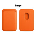 Leather Wallet Case For iPhone 15 Pro Max Magsafe Wallet Leather Compatible For iPhone 14 13 12 Card Holder with MagSafe Magnet Oasis Select Orange