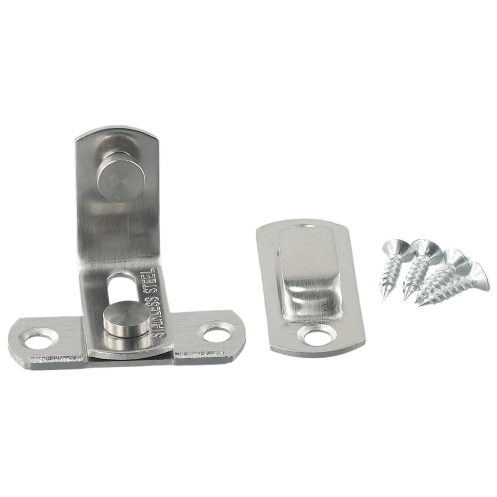 Latch Door Bolt 3Inch Sliding Door Latch 90 Degree Sliding Lock Cabinet Drawer Room Small Pet Cage Accessories