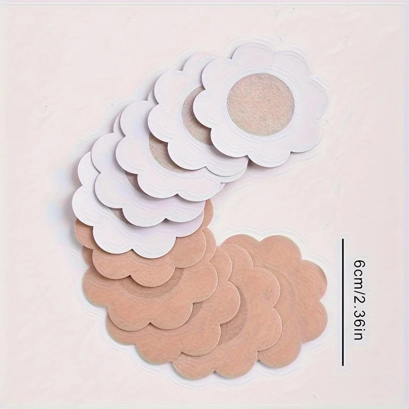 50/100pcs Disposable Nipple Stickers, Self-adhesive Breathable Seamless Invisible Bra, Women's Fitted Bra Liner Oasis Select