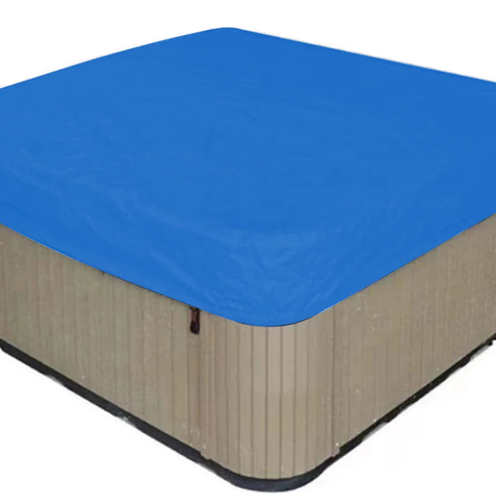 1pc Square Pool Dust Cover Multiple Sizes SPA Bath Pool Waterproof Sunproof Snow-proof Protection Cover Outdoor Pool Accessories Oasis Select