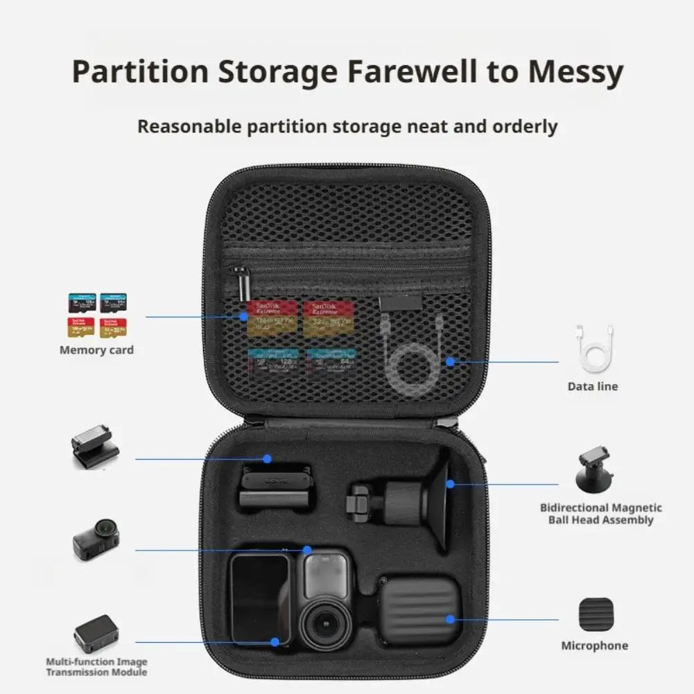 Hard Shell Carrying Case for DJI OSMO Nano Action Camera Shockproof Portable Travel Storage Box Protective Bag Accessories Oasis Select