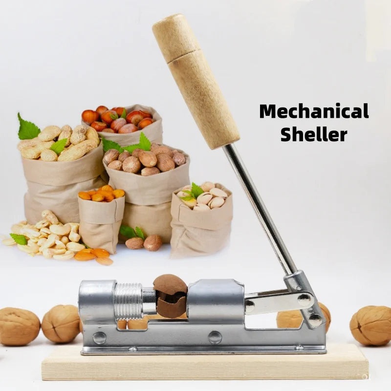 Manual Nut Cracker Stainless Steel Mechanical Sheller Pecan Filbert Walnut Nutcracker Fast Opener Nutcracker Clamp Kitchen Tool Oasis Select