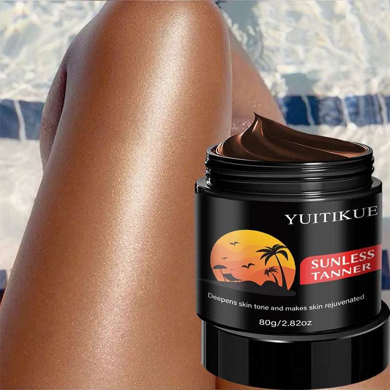 YUITIKUE Natural Sunless Tanning Cream – Moisturizing Self-Tan
