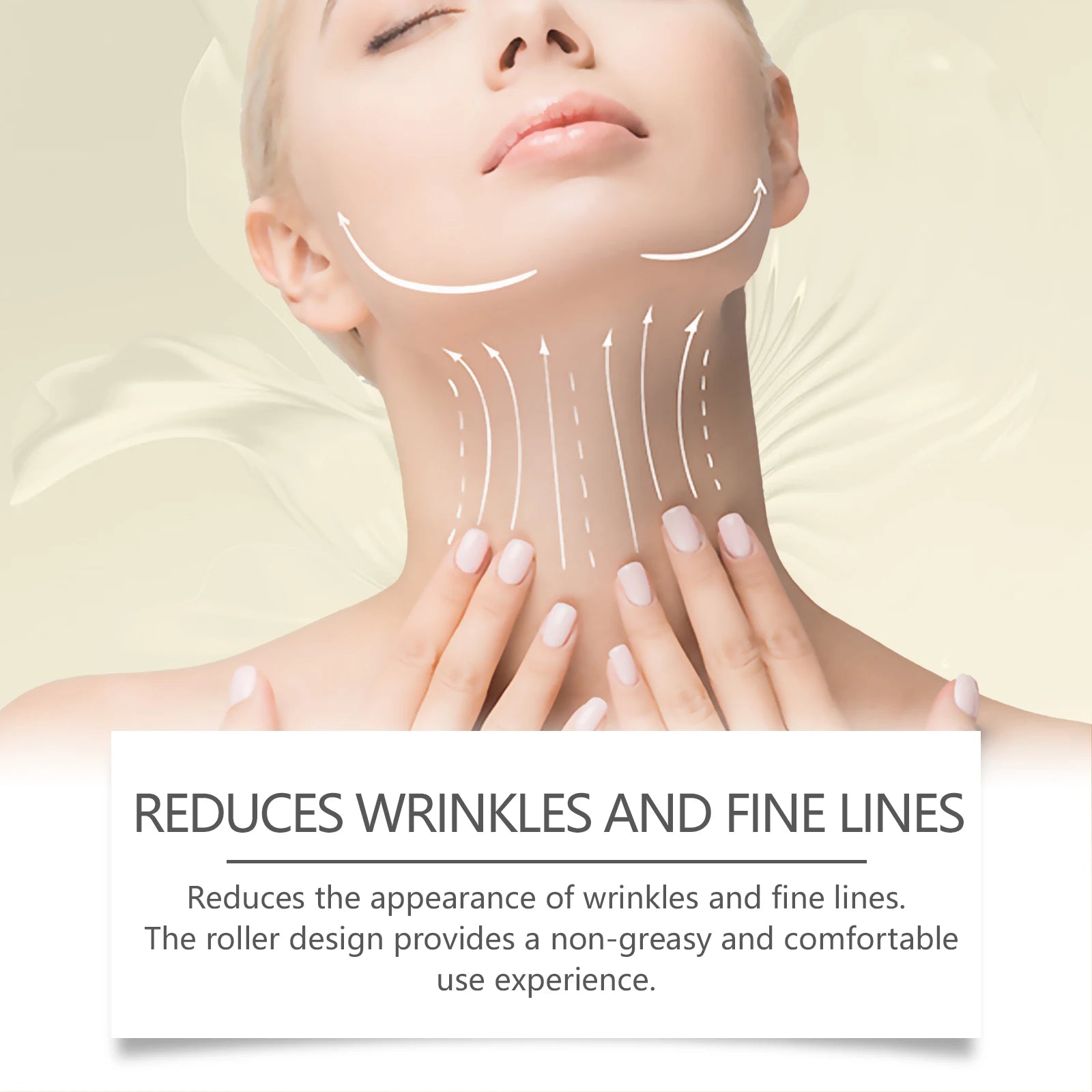 Hydrating Roll-On Neck Cream – Lightweight Moisturizer 120g Neck Moisturizer Cream Oasis Select