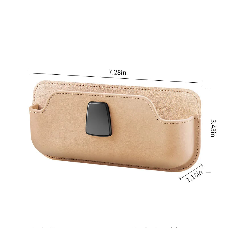 Car Sun Visor Sunglasses Holder & Multi-Function Storage Clip