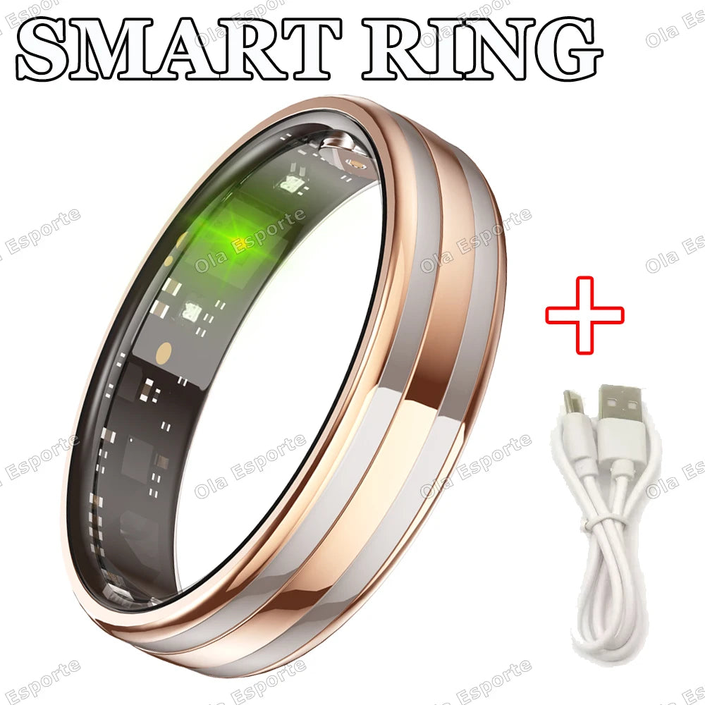 Smart Ring – Heart Rate, SpO2 & Sleep Monitor | Waterproof