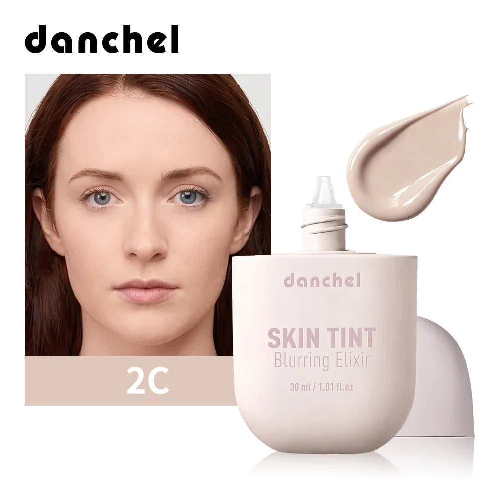 Skin Tint Blurring Elixir Even Skin Tone 12h Long-lasting Natural Finish Hide Pores Fine Lines Lightweight Breathable Skin Tint Oasis Select 2C