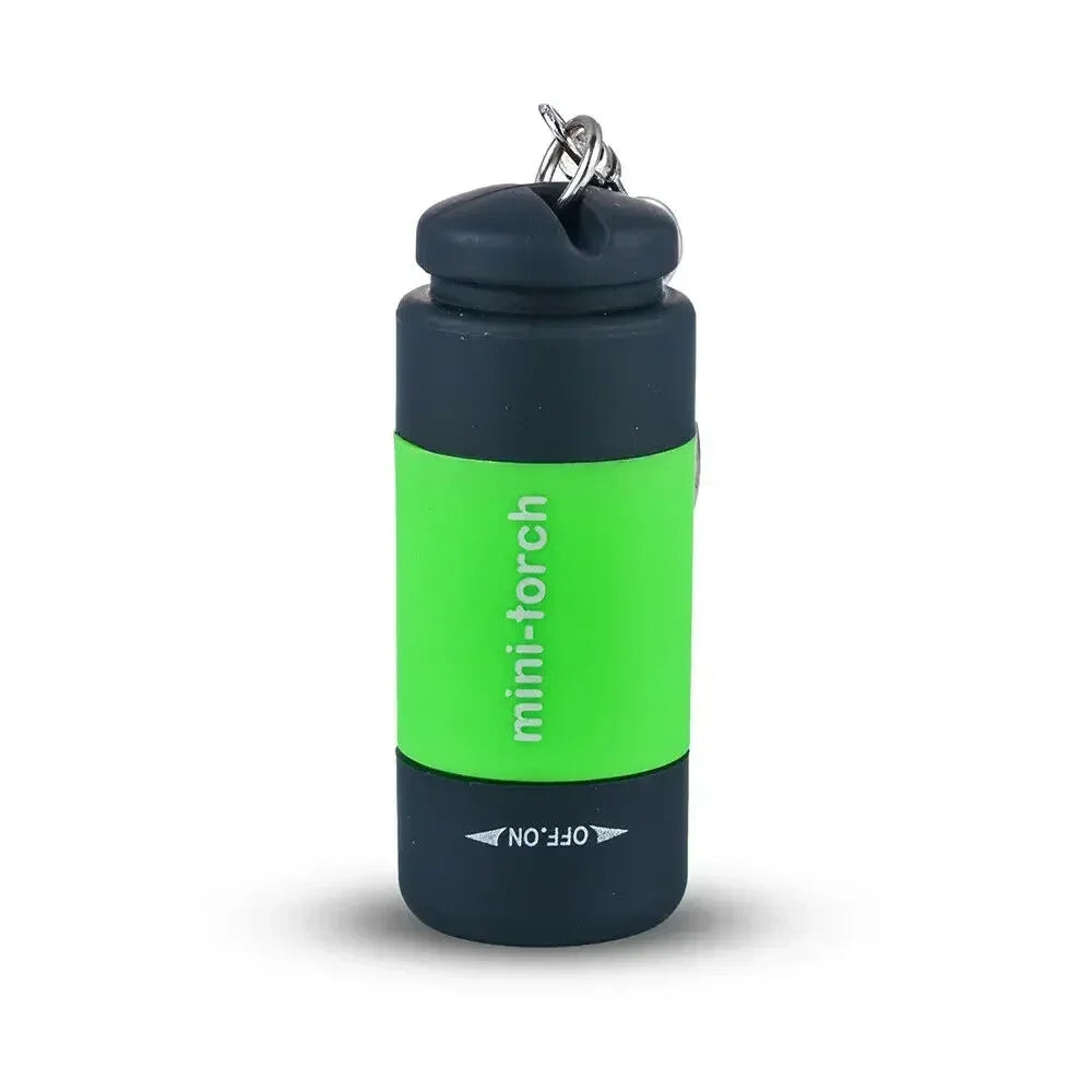 POCKETMAN Mini LED Keychain Flashlight | USB Rechargeable Torch